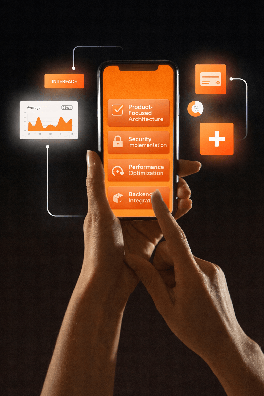 Investment platform interface showing key features