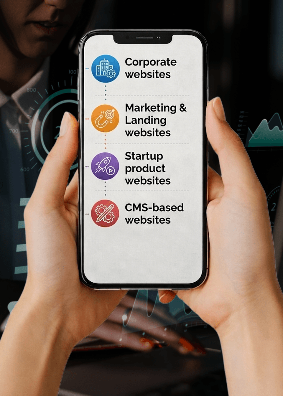Investment platform interface showing key features