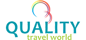 Quality travel world logo