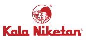 An image showcasing Kala Niketan logo in red color